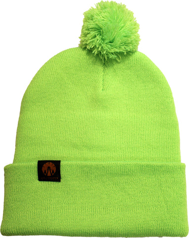 POM BEANIE - Neon Green